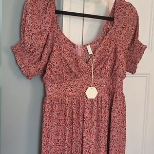 NWT pink blush maternity dress